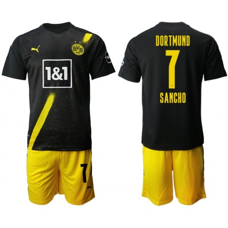 Divisa di Calcio Borussia Dortmund Jadon Sancho 7 Bambino Trasferta 2020-2021